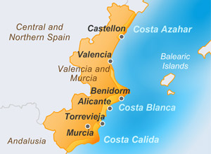 Valencia and Murcia