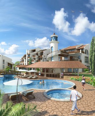 Квартира на Солнечном берегу, Болгария, 60 м2 - фото 1