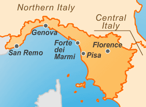 Liguria and Tuscany