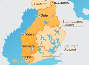 Western and Central Finland
