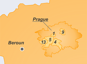 Prague and its outskirts
