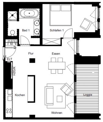 Квартира в Берлине, Германия, 71 м2 - фото 8