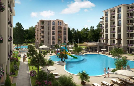 Апартаменты на Солнечном берегу, Болгария, 33 м2 - фото 1