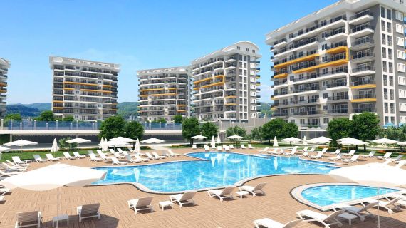 Апартаменты в Аланье, Турция, 63 м2 - фото 1