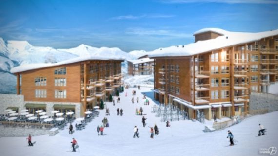 Апартаменты в Куршевеле, Франция, 38 м2 - фото 1