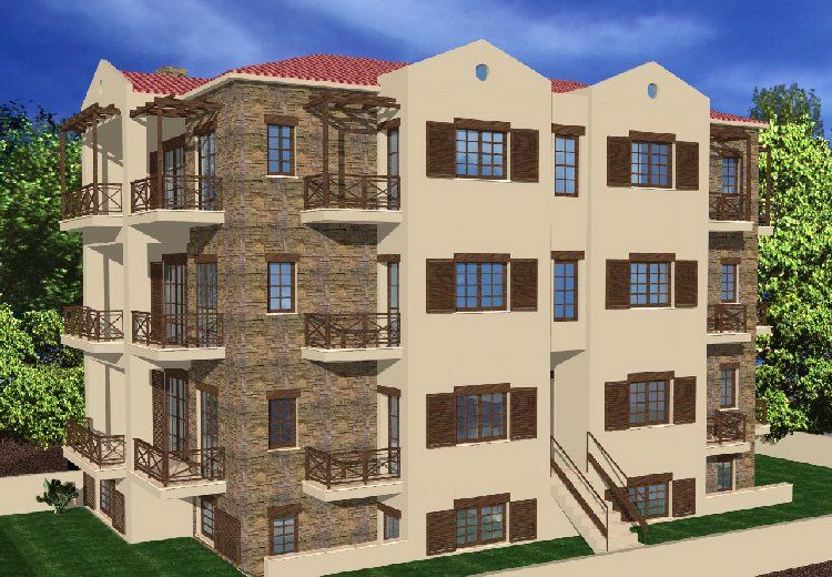 Квартира на Афоне, Греция, 60 м2 - фото 1