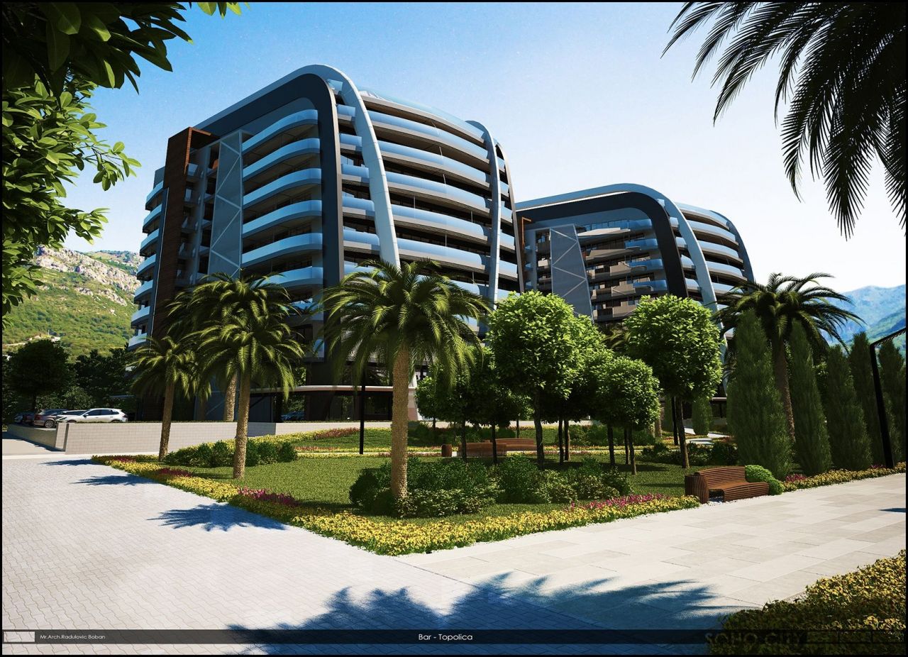 Студия в Баре, Черногория, 40.25 м2 - фото 1