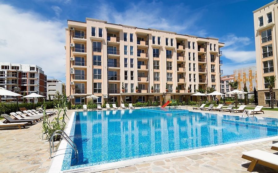 Квартира на Солнечном берегу, Болгария, 41 м2 - фото 1