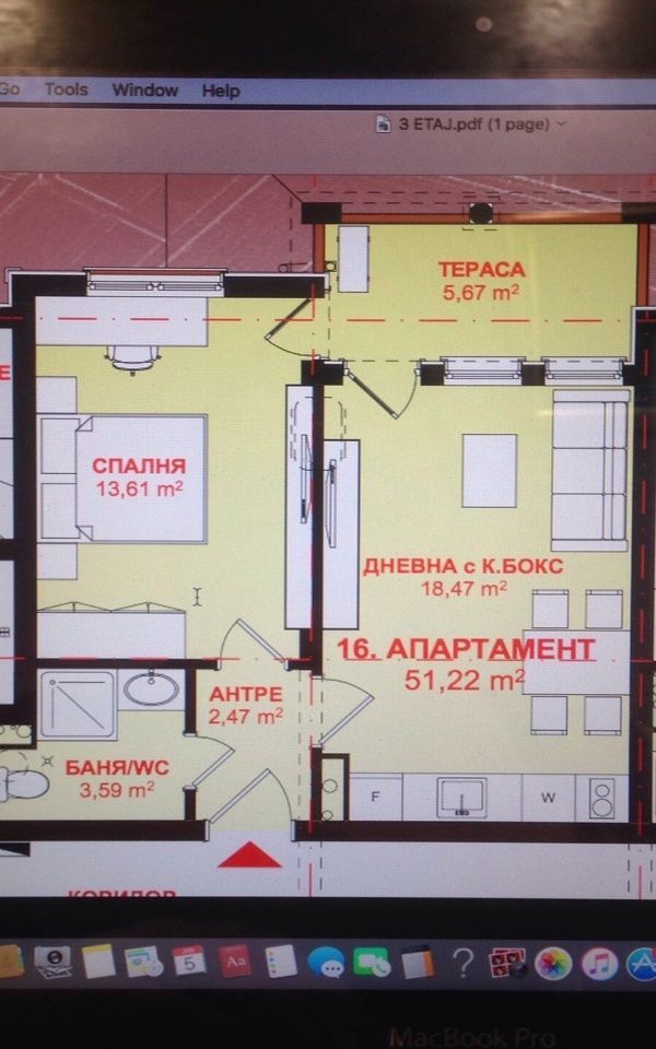 Квартира в Святом Власе, Болгария, 60 м2 - фото 4