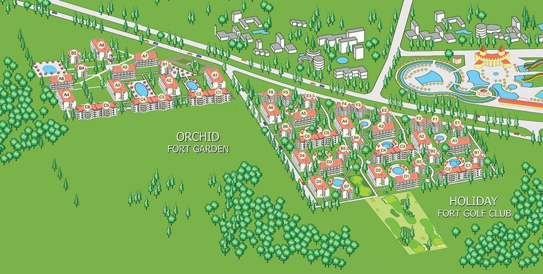 Квартира на Солнечном берегу, Болгария, 40 м2 - фото 1