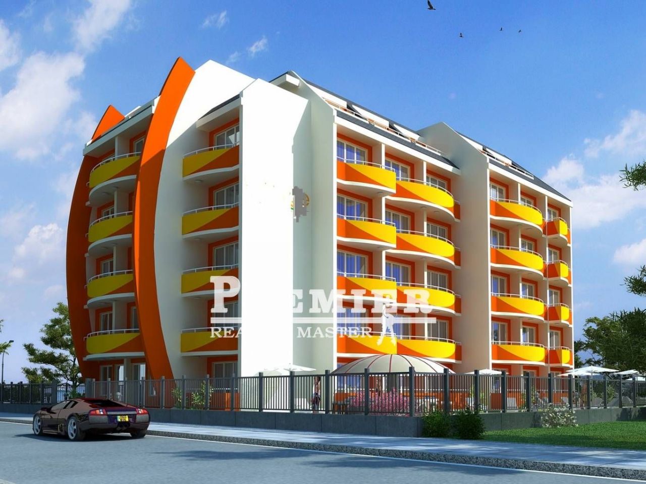 Квартира на Солнечном берегу, Болгария, 35.89 м2 - фото 1