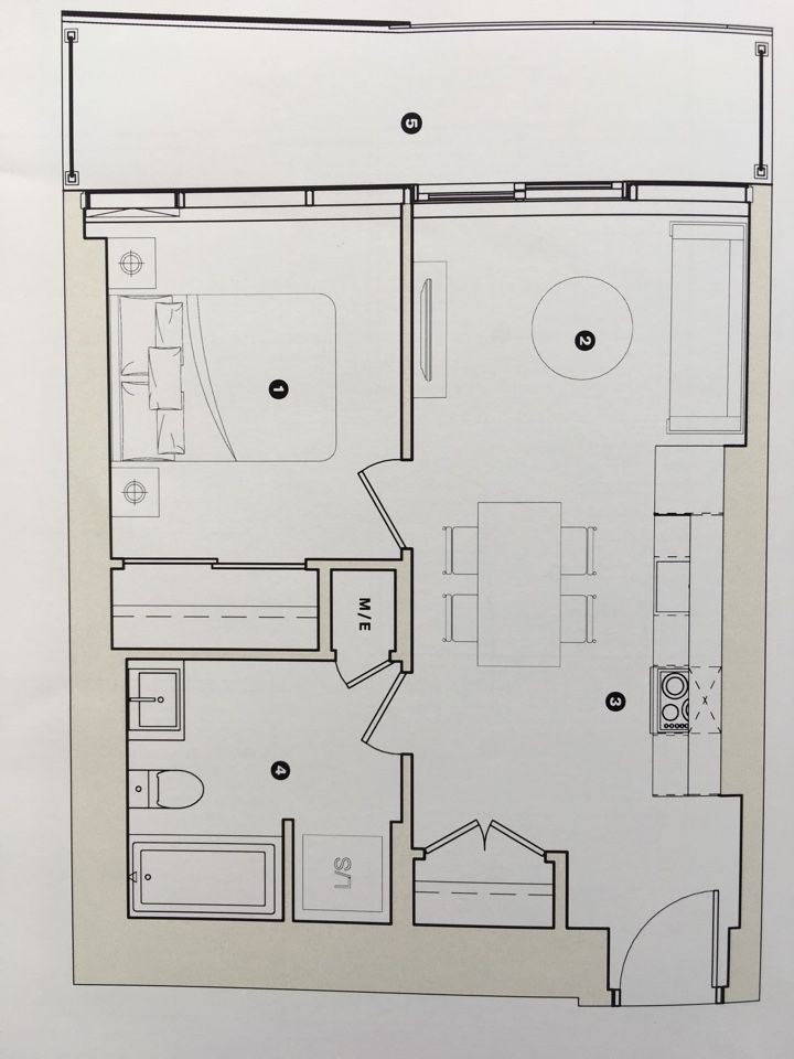 Апартаменты в Монреале, Канада, 45.33 м2 - фото 1