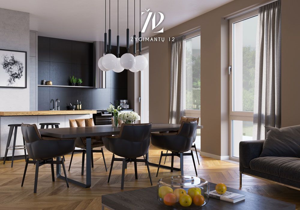 Апартаменты в Вильнюсе, Литва, 103 м2 - фото 1