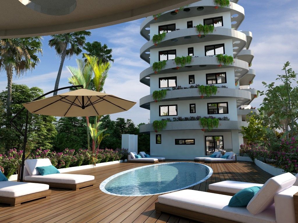 Апартаменты в Ларнаке, Кипр, 60 м2 - фото 2