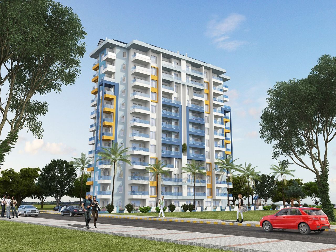 Апартаменты в Аланье, Турция, 65 м2 - фото 1