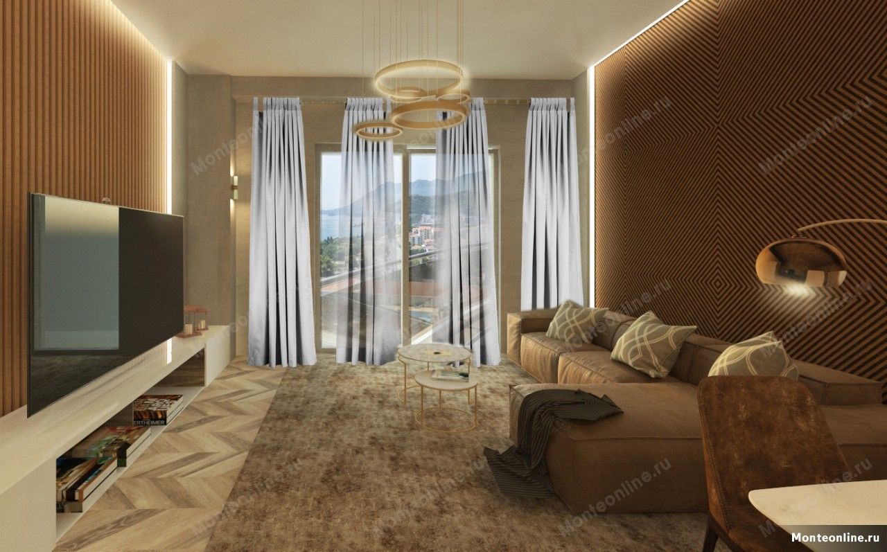 Апартаменты в Бечичи, Черногория, 121 м2 - фото 1