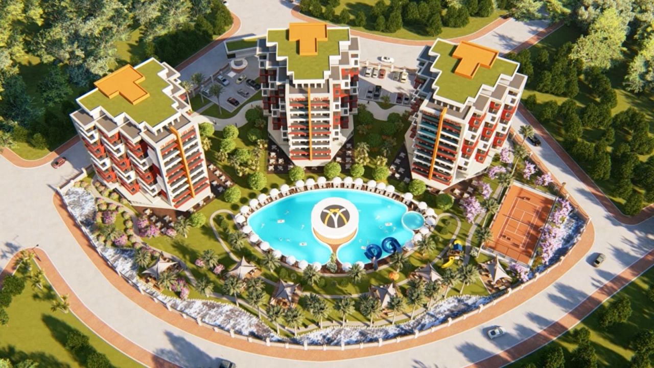 Апартаменты в Аланье, Турция, 67 м2 - фото 1