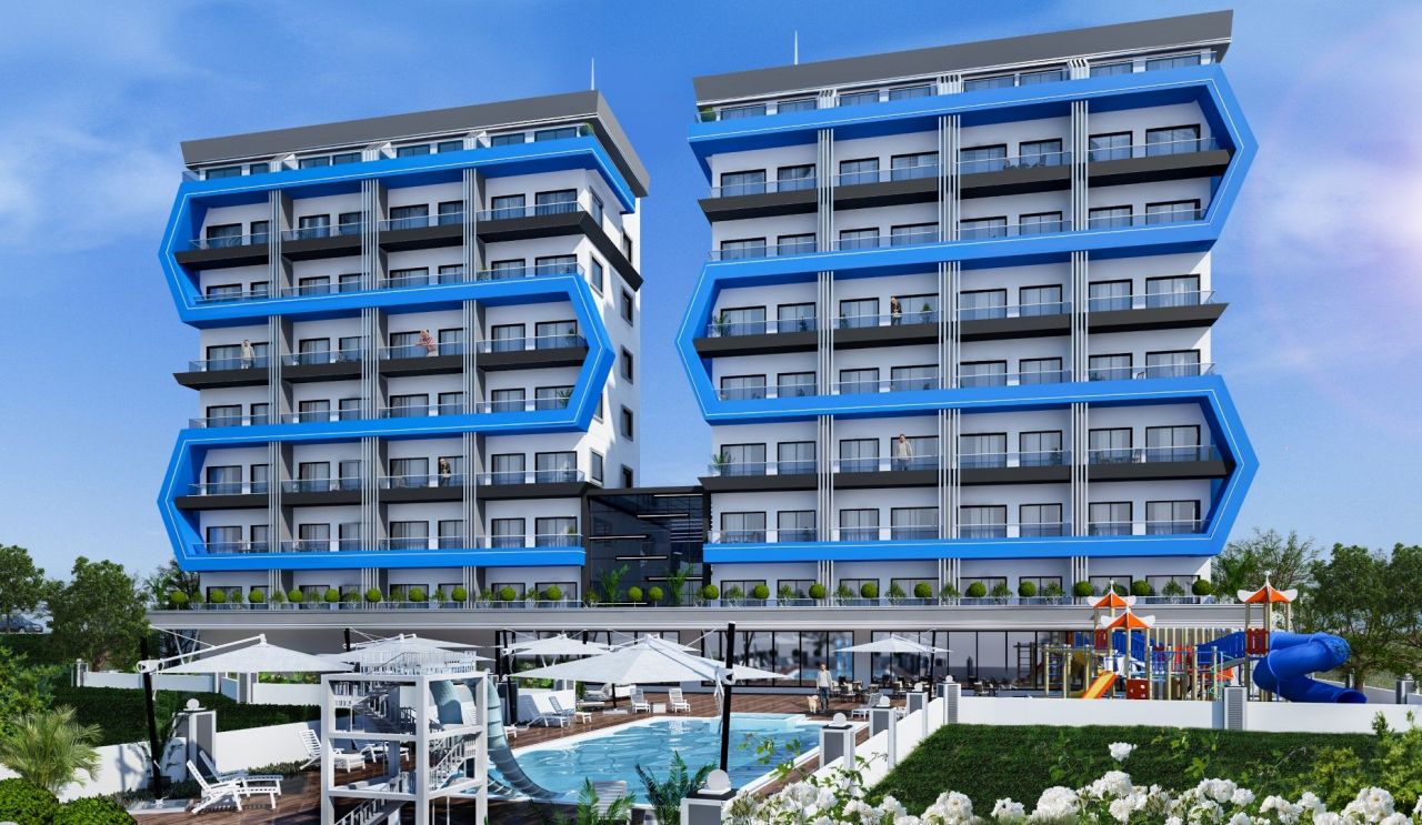 Апартаменты в Аланье, Турция, 50 м2 - фото 1