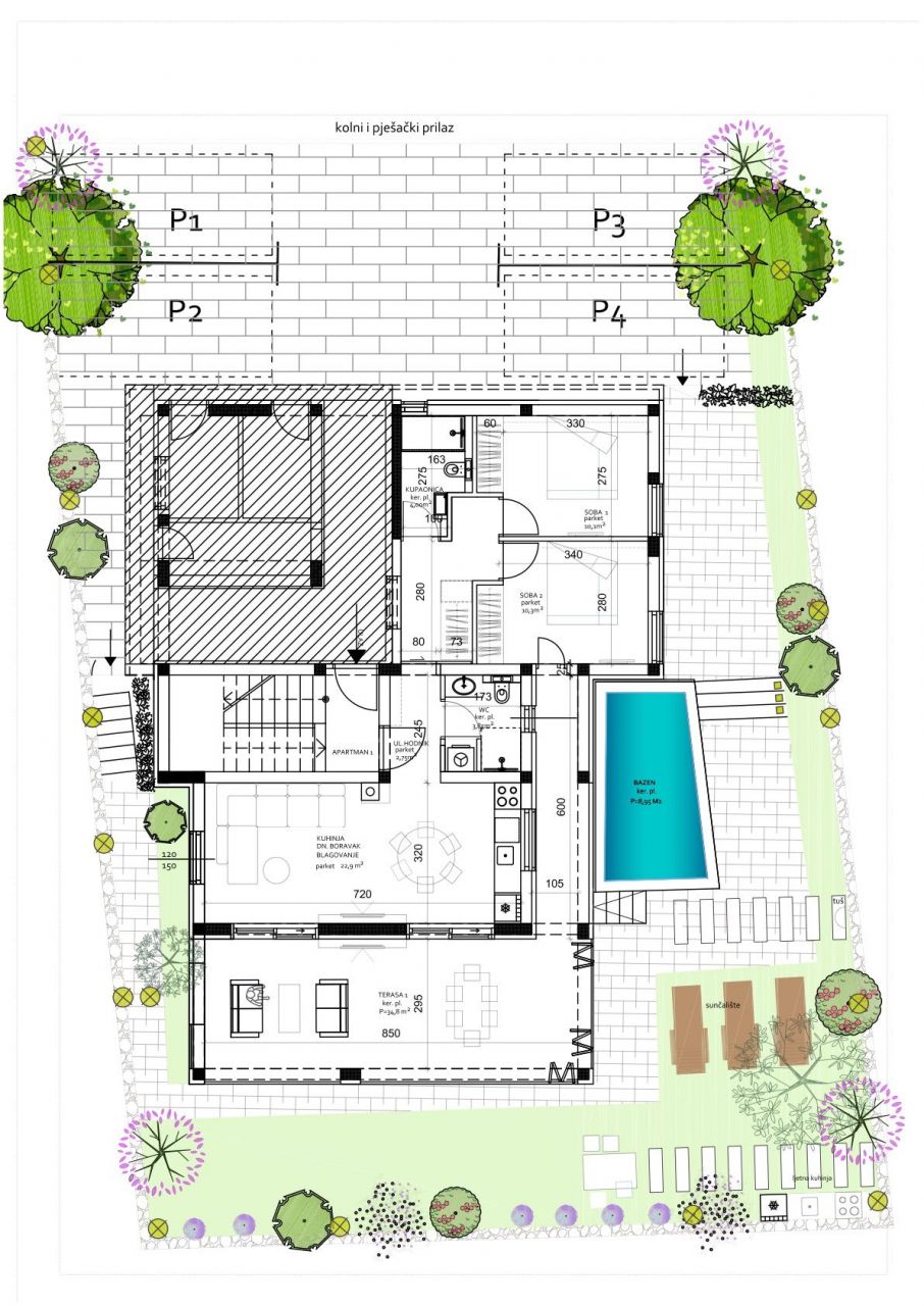 Апартаменты в Задаре, Хорватия, 122 м2 - фото 1