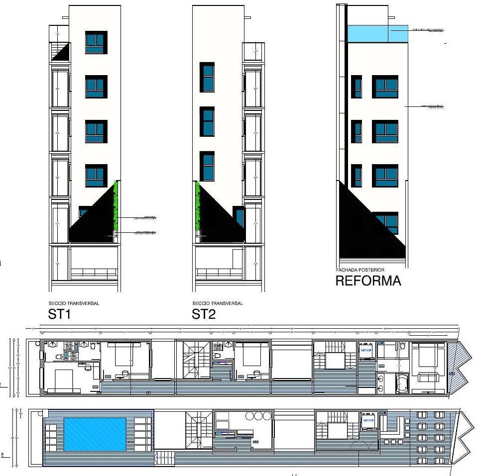 Отель, гостиница в Премия-де-Мар, Испания, 930 м2 - фото 1