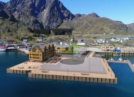 Отель, гостиница за 2 500 000 евро на Лофотенских островах, Норвегия