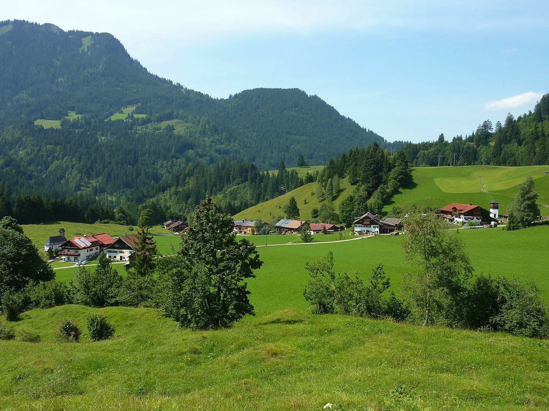 рельеф германии