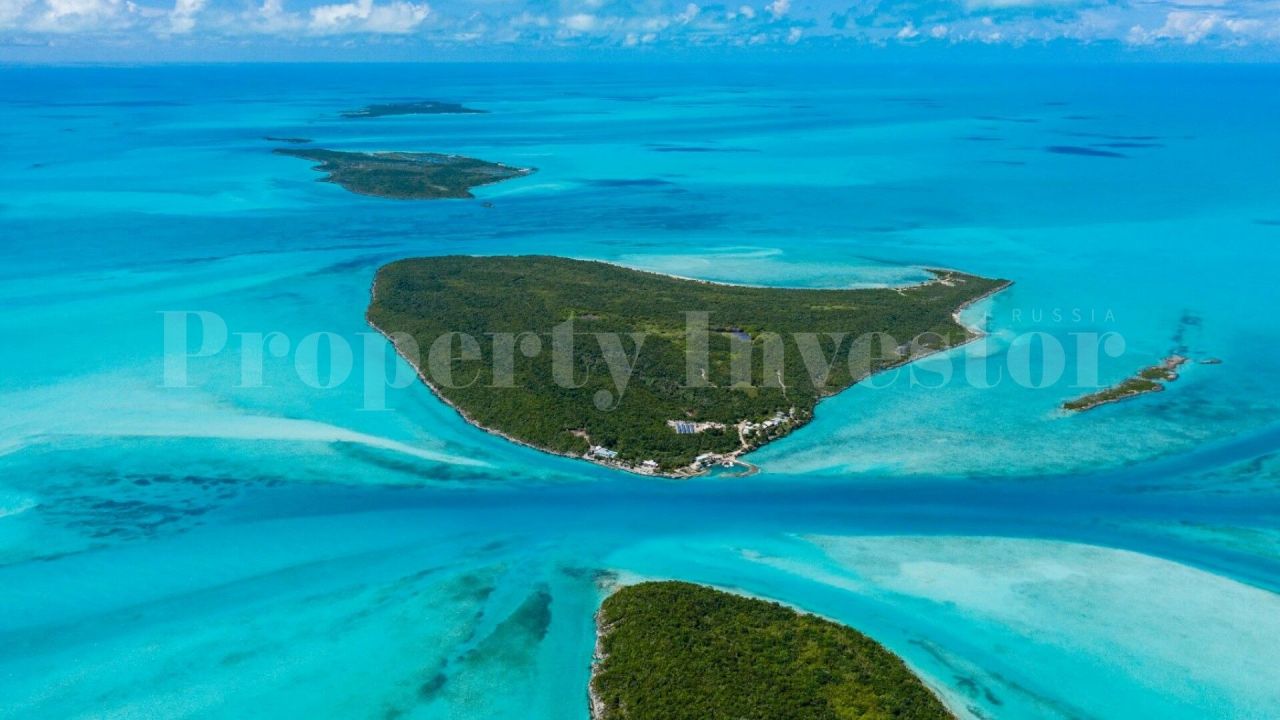 Остров на островах Эксума, Багамские острова, 104 Га - фото 1