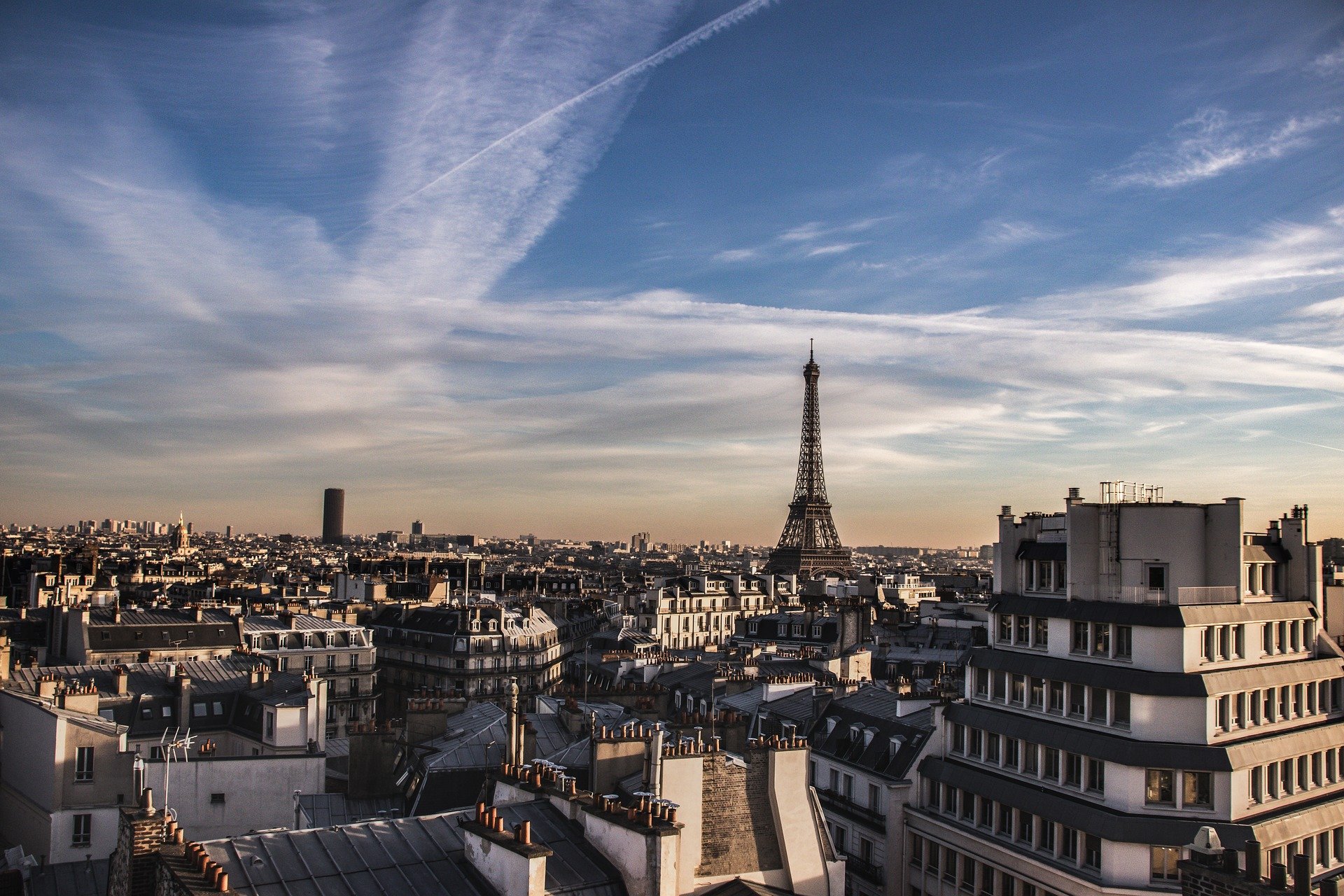 Парижские крыши фото