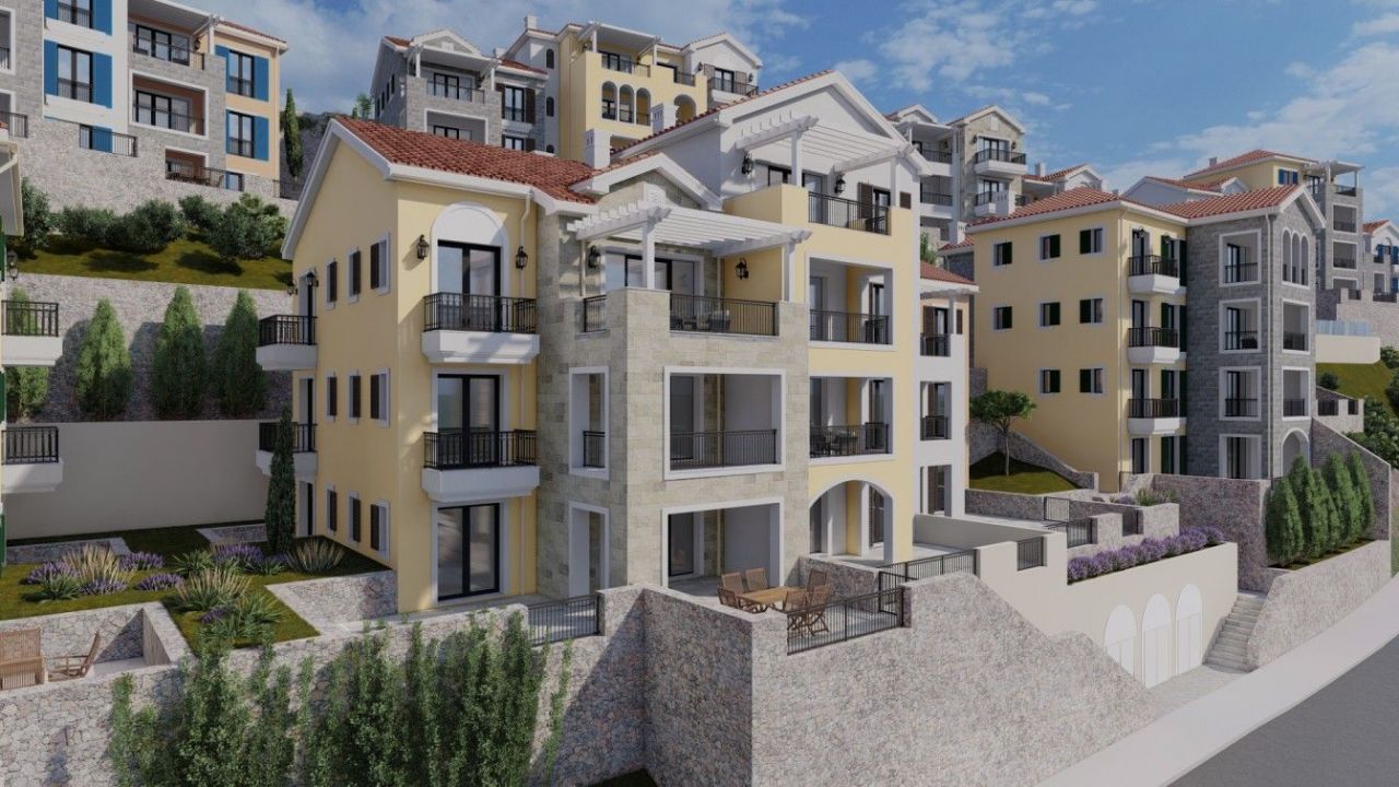Apartment on Lustica peninsula, Montenegro, 110.41 sq.m - picture 1