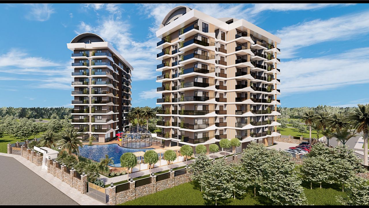 Апартаменты в Алании, Турция, 80 м2 - фото 1