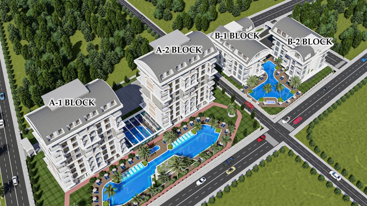 Flat in Alanya, Turkey, 55 sq.m - picture 1