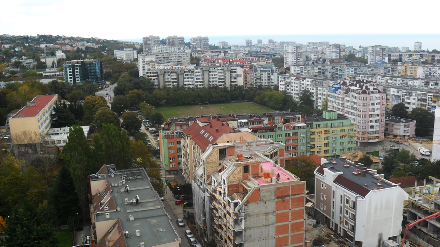 Застройка Варны, крупнейшего города на побережье Болгарии